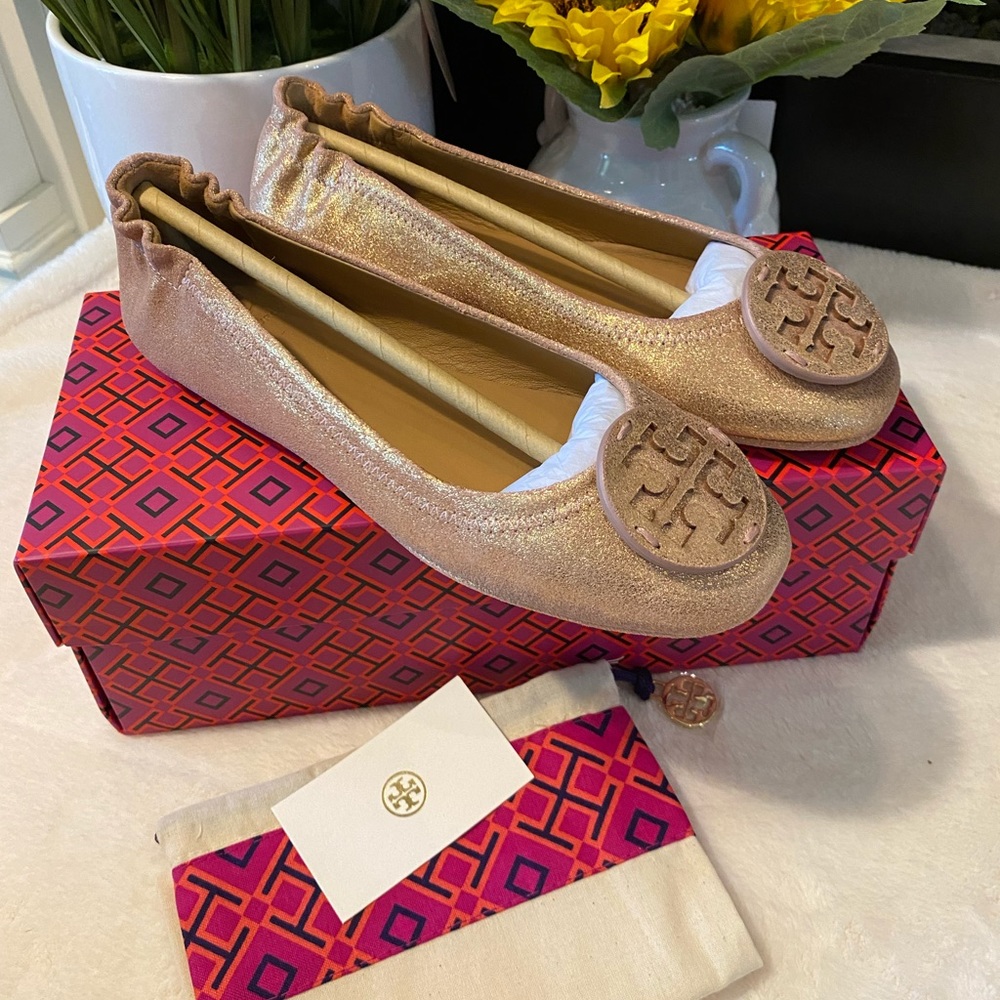Tory Burch Minnie Travel Ballet with Logo